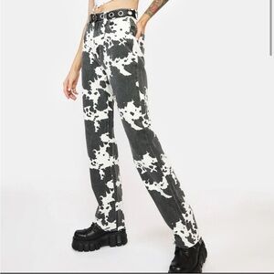 Cow print pants, size: US 8 , condition: excellent